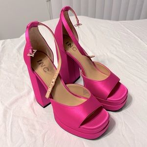 Hot pink heels